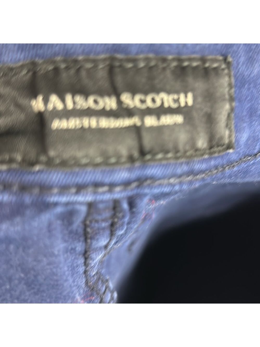 Maison Scotch Haut High Rise Skinny in Indigo Jeans Size 30 - Picture 2 of 10